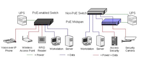 Schematic of networks